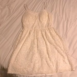 girls white dress